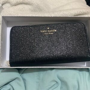 Sparkly Kate spade wallet